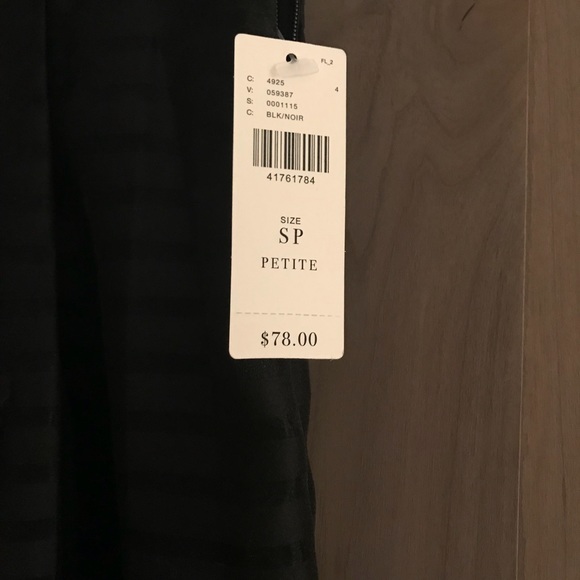 Black Striped Anthropologie Midi Skirt Size Small - Picture 3 of 4